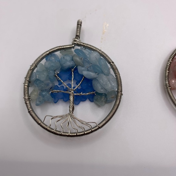 Stone family tree necklace - Picture 4 of 5